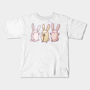 Cute bunnies Kids T-Shirt